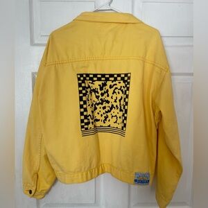 VINTAGE screen printed denim jacket